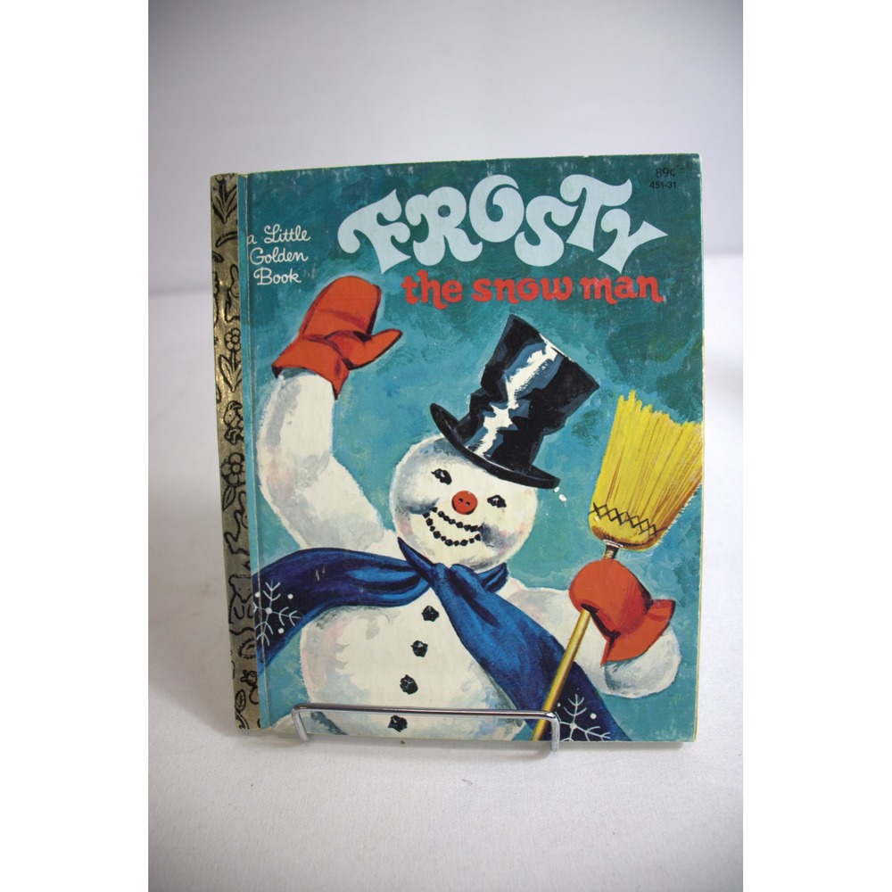 Frosty the Snowman Little Golden Book 1981 Vintage Childrens Story Book